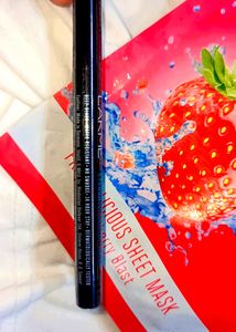 COMBO Pack: Laxme EYECONIC EYELINER and Sheet Mask