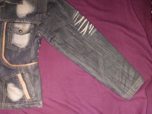 90s Aesthetic Faded Black Denim Jacket