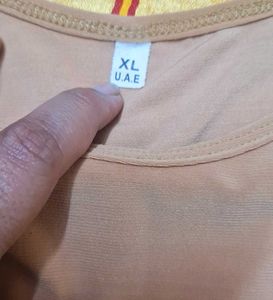 Stretchable skin Color Tshirt top