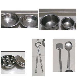 Steel Utensils Combo
