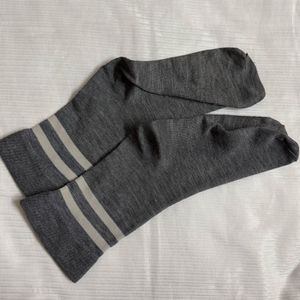 Striped Gray Socks