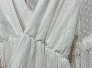 White Flowy Maxi Dress