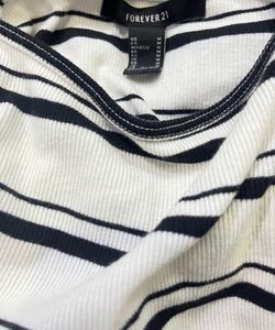 BLACK &amp; WHITE CAMI TOP