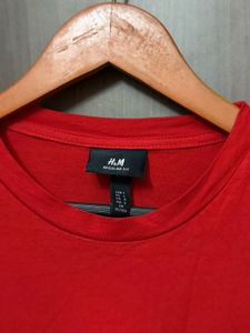 H&amp;M Red NASA Graphic Tee