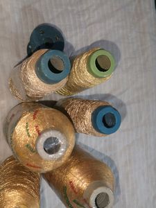 Silk , Jari  Thread For Embroidery