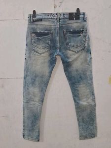 Distressed Denim Jeans