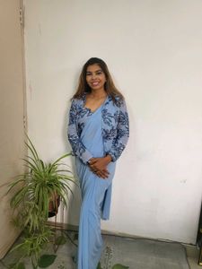 One Minute Saree With Jacket
