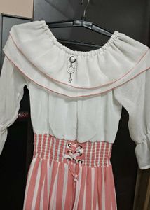 Striped Jumpsuit Kids 8-9 Years