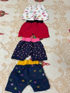 Kids Shorts Pack Of 4