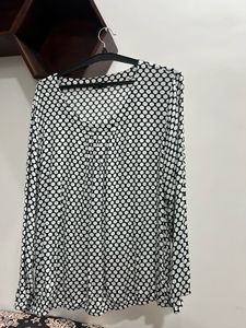 Polka Dot Long Sleeve Blouse