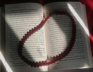 Maroon Beads Necklace