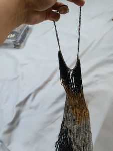 Beaded Fringe Necklace