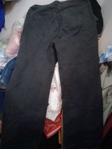 Charcoal Wide Leg Pant