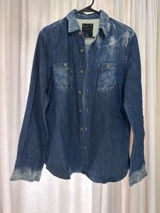 Smart Trendy Denim Stone Washed Shirt