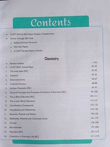 Cuet Ug Chemistry