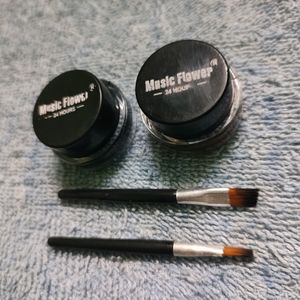 Music Flower Black And Brown Gel Eyeliner 32 g