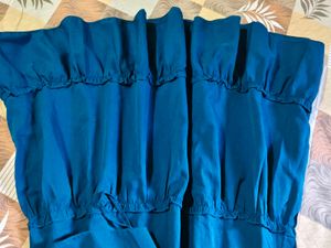 Blue Ruffled Top