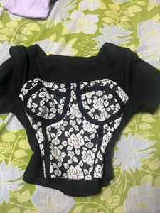 Floral Corset Top