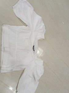 Chic White Crop Top