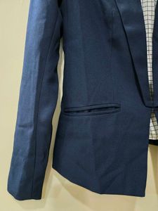Navy Blue Women Blazer