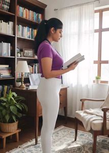 GO COLOURS WHITE LEGGING