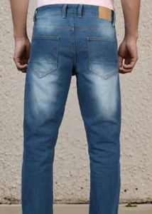 Ripped Blue Denim Jeans torn pant model style dist