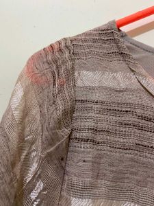 Elegant Striped Tunic Top Bust 36,38