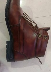 Vellinto Dust-off Synthetic Leather Boots For Men