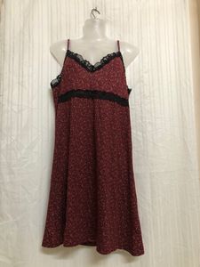 LH Maroon Sleeveless Dress