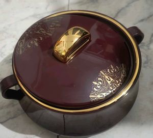 Stylish Maroon Casserole Dish