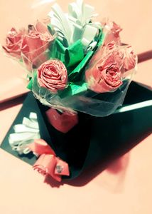 Paper Rose Mini Bouquet| Handmade