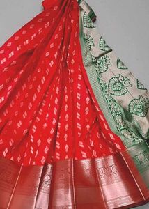 Red Silk Saree