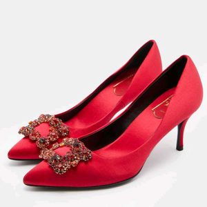 Roger Vivier Satin Heels