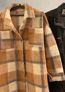 Brown Plaid Shacket