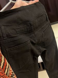 Black High-Waisted Pants