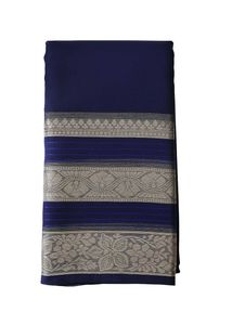 Elegant Navy Blue Saree