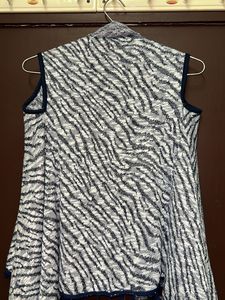 Blue And White Shrug