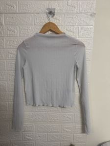 White Long Sleeve Top