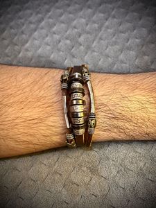 Brown Leather Men’s Bracelet