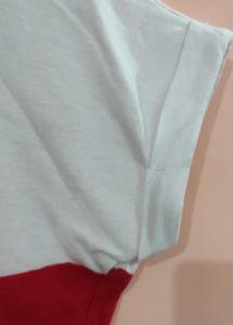 Red 🤍 White ♥️ Crop T Shirt 👕