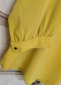Loose Fitting Yellow Pakistani Style Top