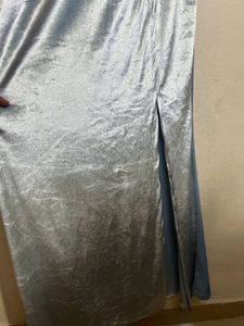 Elegant Blue Maxi Dress