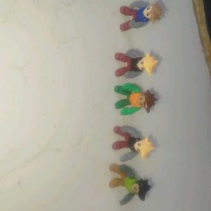 Anime Character Figures - Set of 5