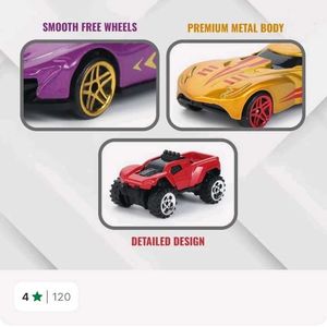 Diecast Metal Car Set 3