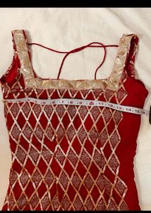 Backless Kurti