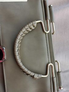 Elegant Clutch with Unique Handle