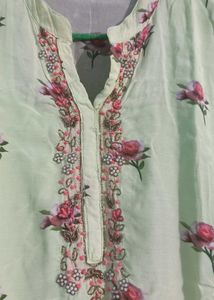 Lemon Green Kurta Set