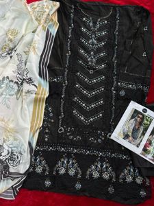 Elegant Embroidered Kurta Set