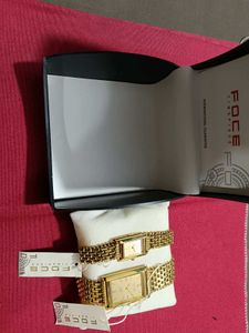 Non Used Foce  Couple Watch Japan Machine 👌👌