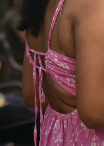 Pink Floral Sundress